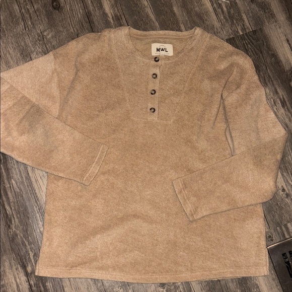 Madewell Cozybrushed Straight Sweatpants and Henley set - woman’s medium - Picture 4 of 10